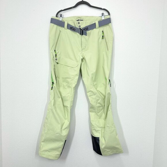 Stio Women's Environ Pants Ski Pants Snow Pants Skiing Sprout Green Size Large - Picture 1 of 13